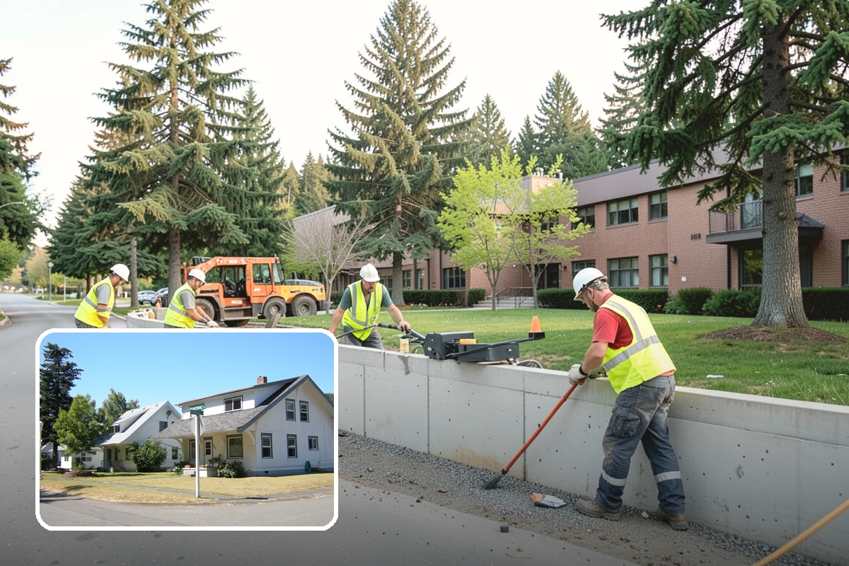Park Cleanup in DuPont, Pierce County, WA - A clean, inviting presentation that reflects community pride