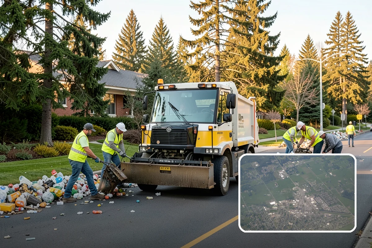 Park Cleanup in Enumclaw, King County, WA - A clean, inviting presentation that reflects community pride
