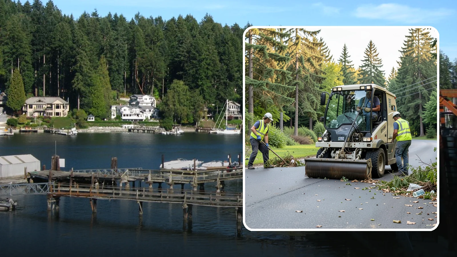 Park Cleanup in Gig Harbor, Pierce County, WA - Comprehensive cleaning of park grounds and amenities that restores a safe, welcoming public space.