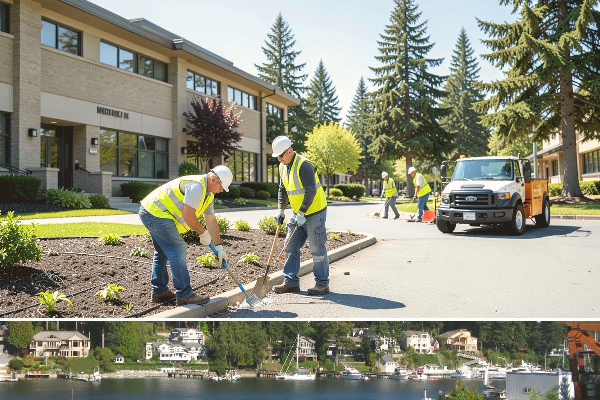 Park Cleanup in Gig Harbor, Pierce County, WA - Demand rises sharply through the summer event season, with steady baseline cleaning maintained year-round.