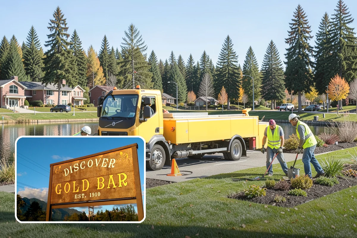 Park Cleanup in Gold Bar, Snohomish County, WA - A clean, inviting presentation that reflects community pride