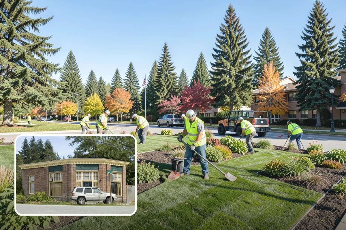 Park Cleanup in Hamilton, Skagit County, WA - A clean, inviting presentation that reflects community pride
