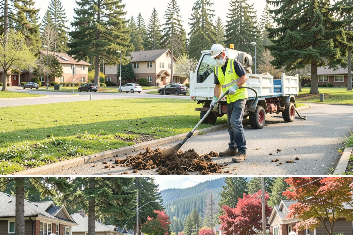 Park Cleanup in Hunts Point, King County, WA - Demand rises sharply through the summer event season, with steady baseline cleaning maintained year-round.