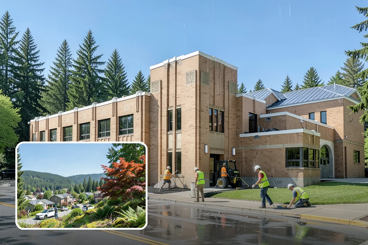 Park Cleanup in Index, Snohomish County, WA - A clean, inviting presentation that reflects community pride