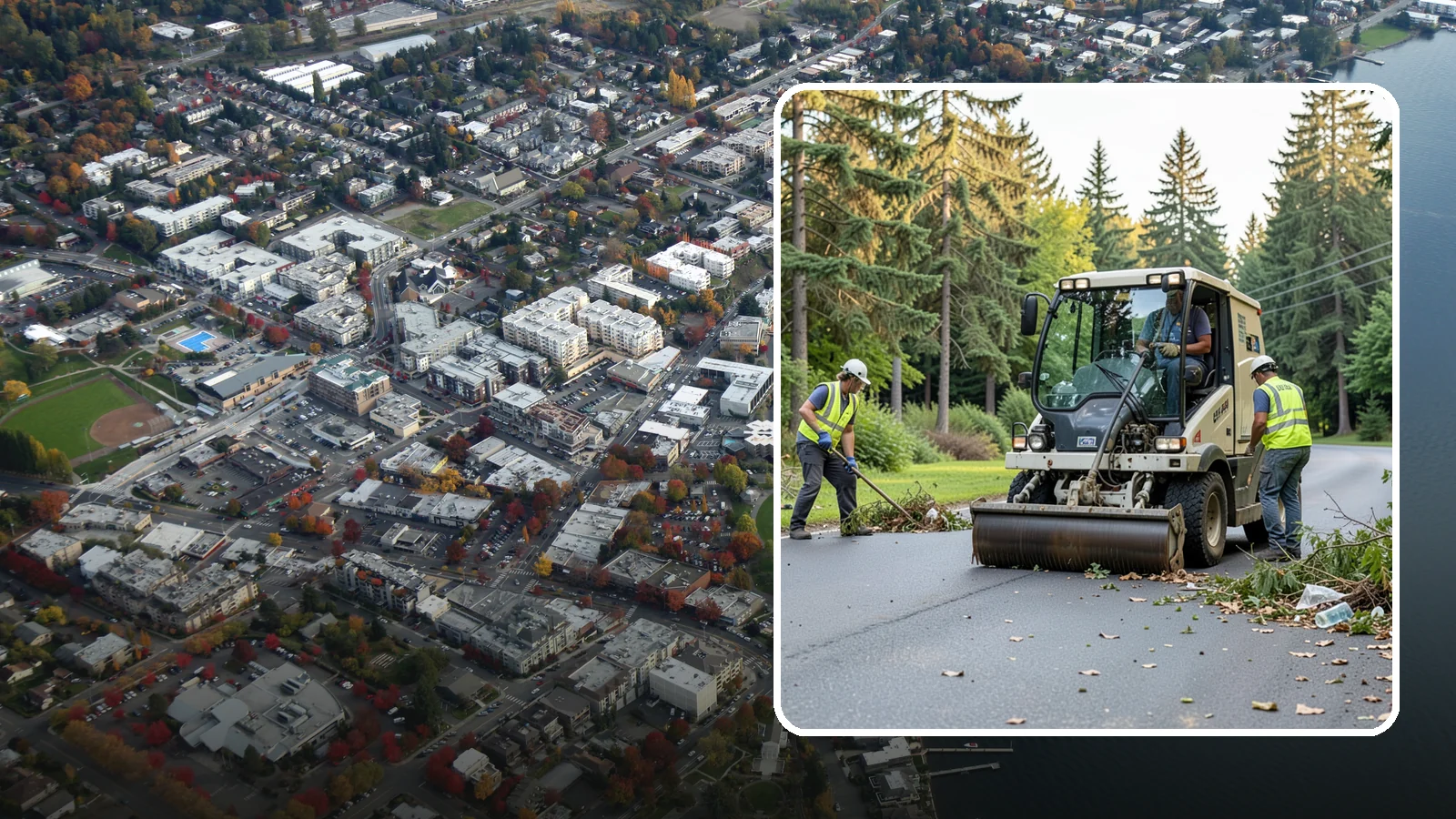 Park Cleanup in Kirkland, King County, WA - Comprehensive cleaning of park grounds and amenities that restores a safe, welcoming public space.