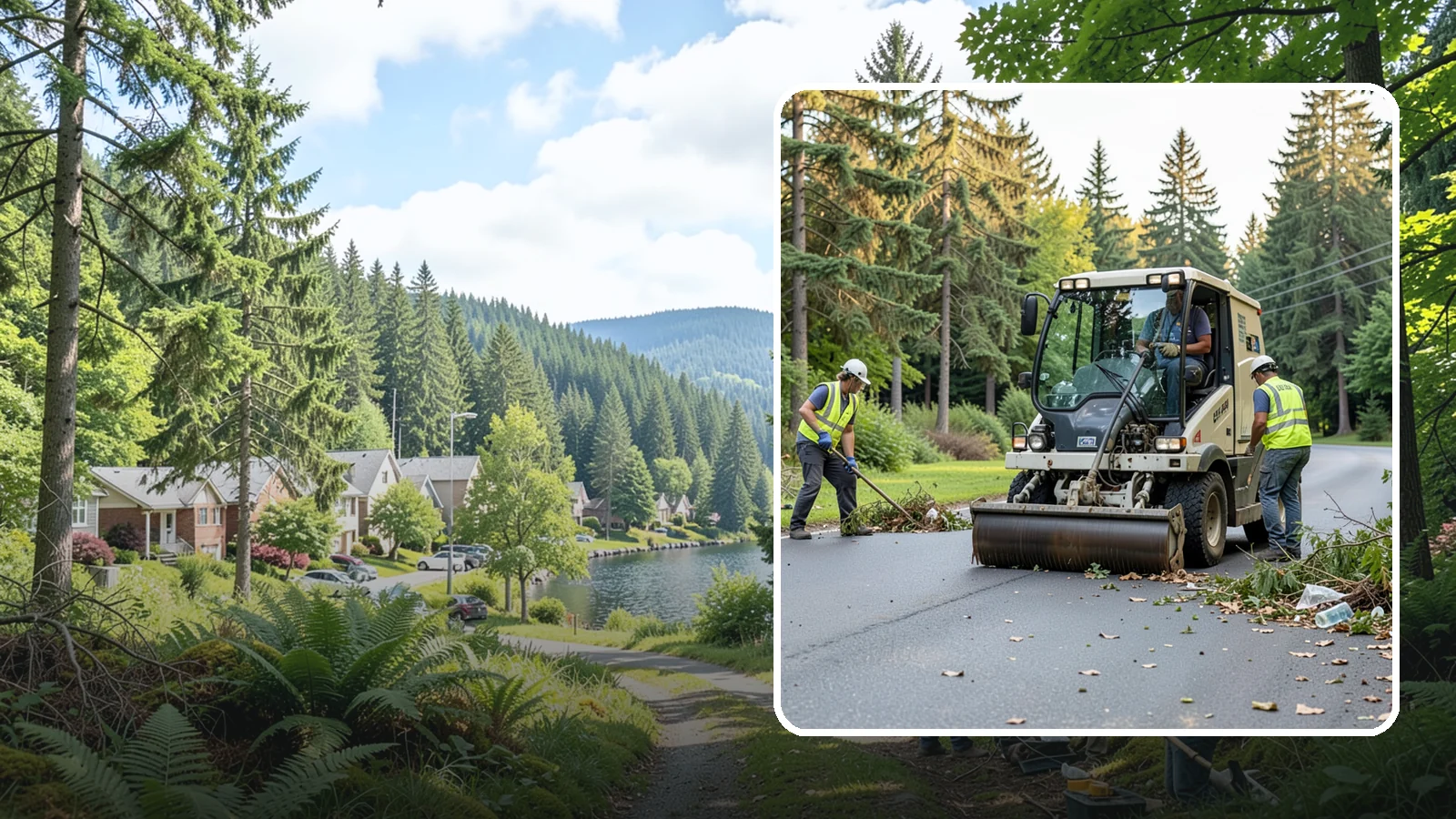 Park Cleanup in Lake Forest Park, King County, WA - Comprehensive cleaning of park grounds and amenities that restores a safe, welcoming public space.