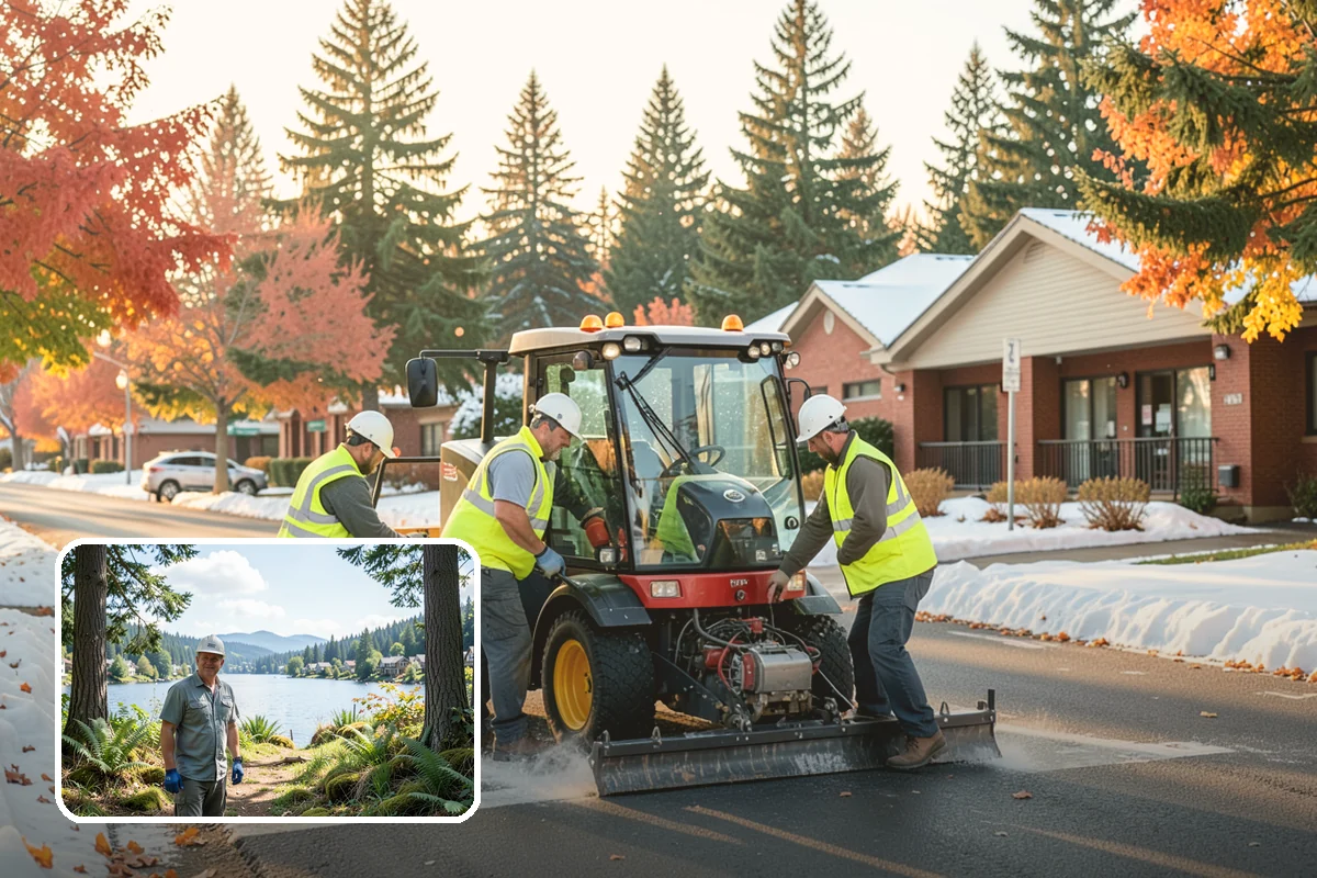Park Cleanup in Milton, King County, WA - A clean, inviting presentation that reflects community pride