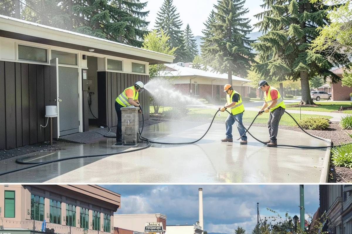 Park Cleanup in Monroe, Snohomish County, WA - Demand rises sharply through the summer event season, with steady baseline cleaning maintained year-round.