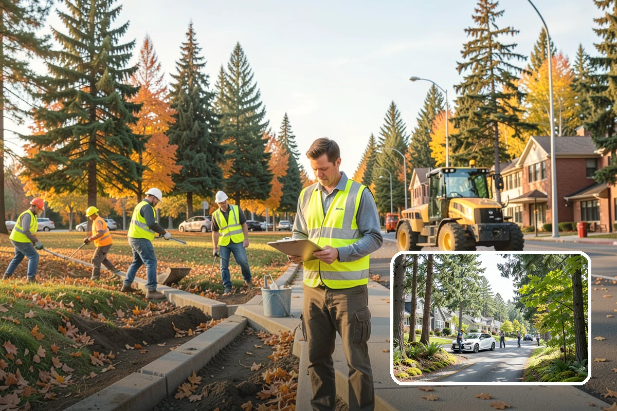 Park Cleanup in Normandy Park, King County, WA - A clean, inviting presentation that reflects community pride