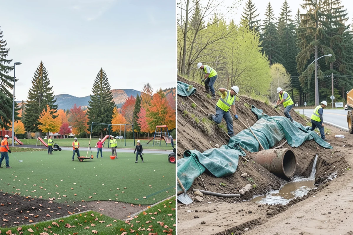 Park Cleanup in Roy, Pierce County, WA - Define cleanup scope, sites, and frequencies with parks staff