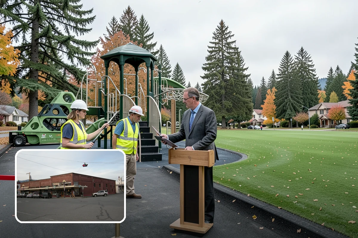 Park Cleanup in Sedro-Woolley, Skagit County, WA - A clean, inviting presentation that reflects community pride