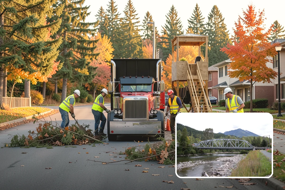 Park Cleanup in Skykomish, King County, WA - A clean, inviting presentation that reflects community pride