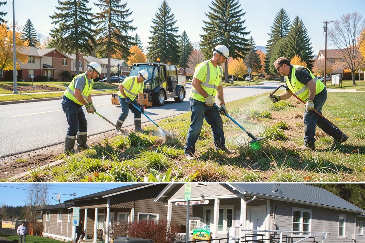 Park Cleanup in South Prairie, Pierce County, WA - Demand rises sharply through the summer event season, with steady baseline cleaning maintained year-round.