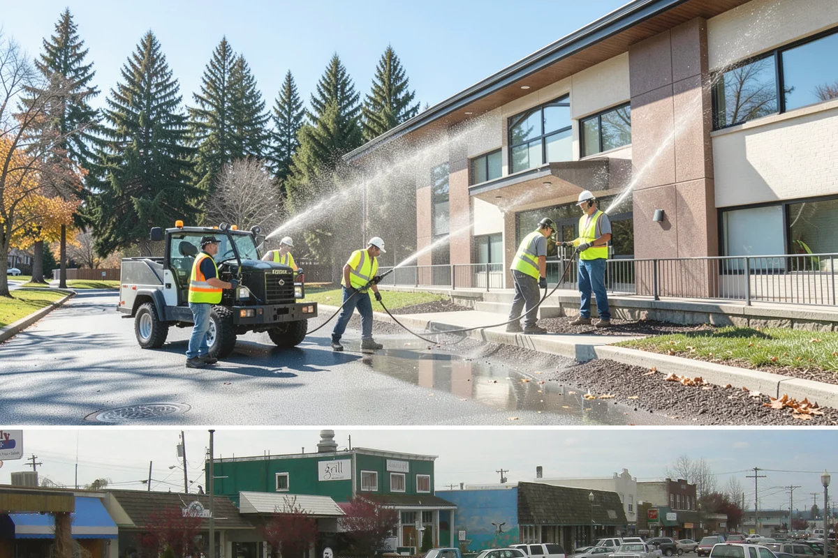 Park Cleanup in Stanwood, Snohomish County, WA - Demand rises sharply through the summer event season, with steady baseline cleaning maintained year-round.