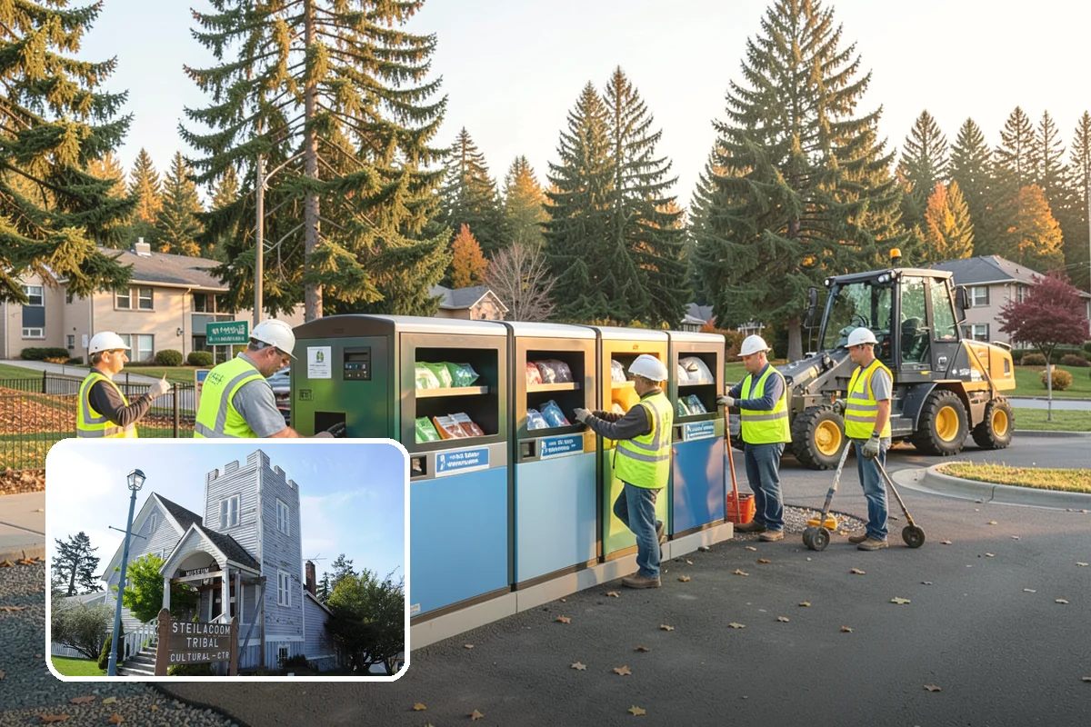 Park Cleanup in Steilacoom, Pierce County, WA - A clean, inviting presentation that reflects community pride