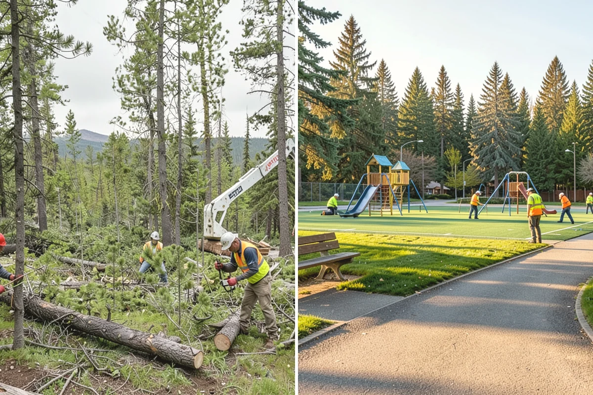 Park Cleanup in Steilacoom, Pierce County, WA - Define cleanup scope, sites, and frequencies with parks staff