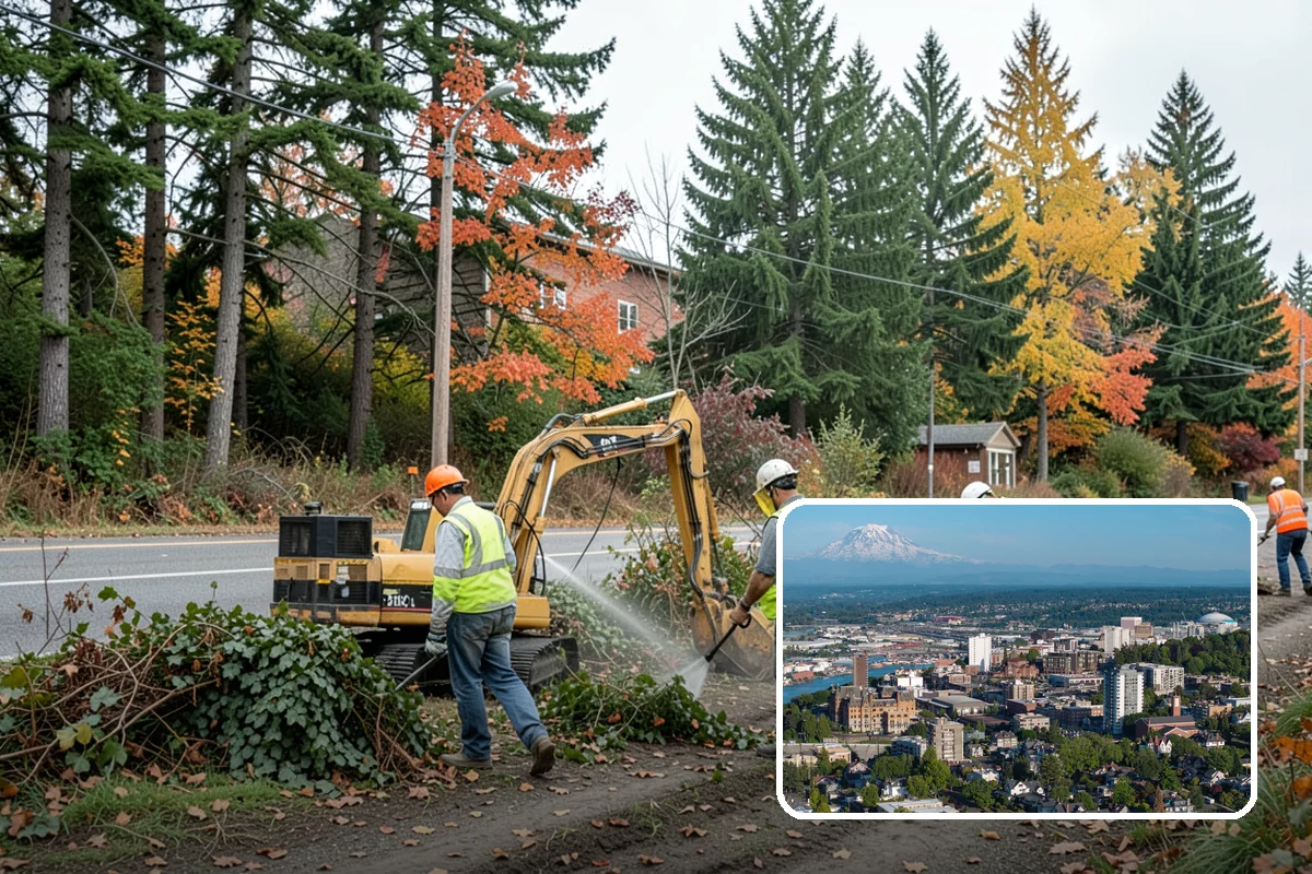 Park Cleanup in Tacoma, Pierce County, WA - A clean, inviting presentation that reflects community pride