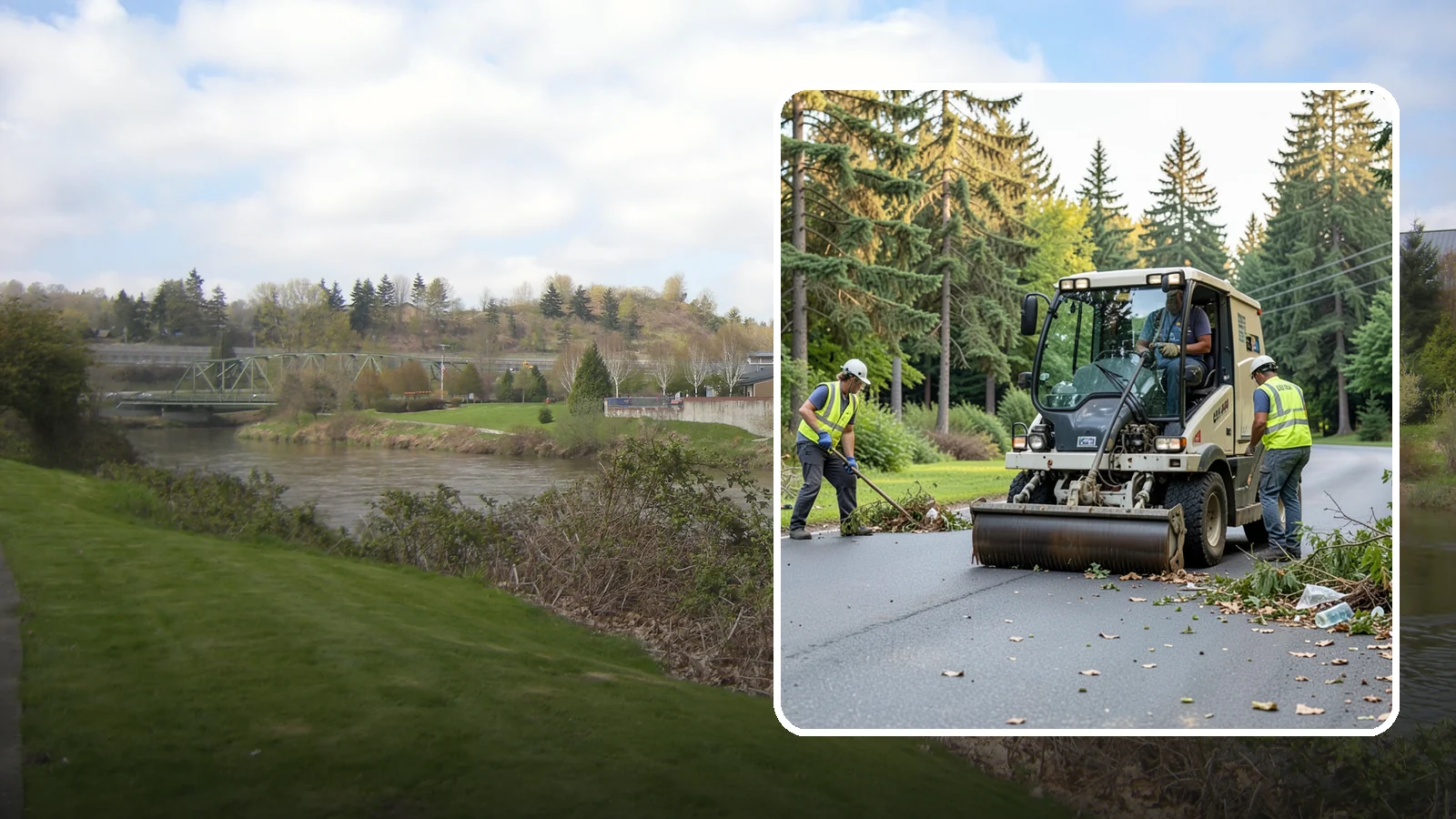 Park Cleanup in Tukwila, King County, WA - Comprehensive cleaning of park grounds and amenities that restores a safe, welcoming public space.