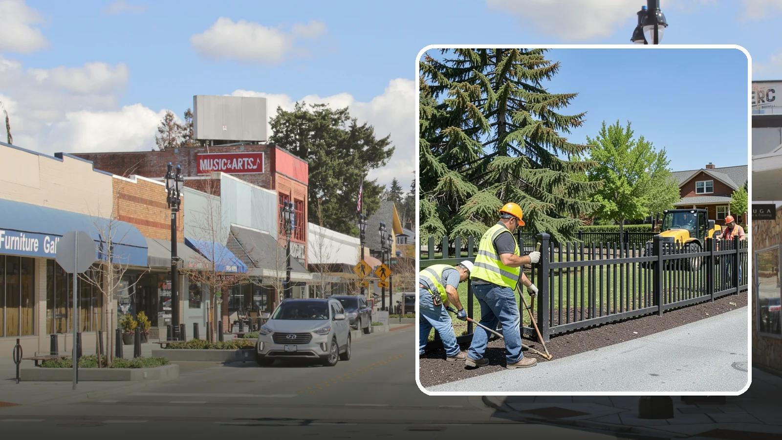 Park Fence Installation in Bothell, King County, WA - Install durable park fencing that defines boundaries, protects landscaping, and guides public access safely.