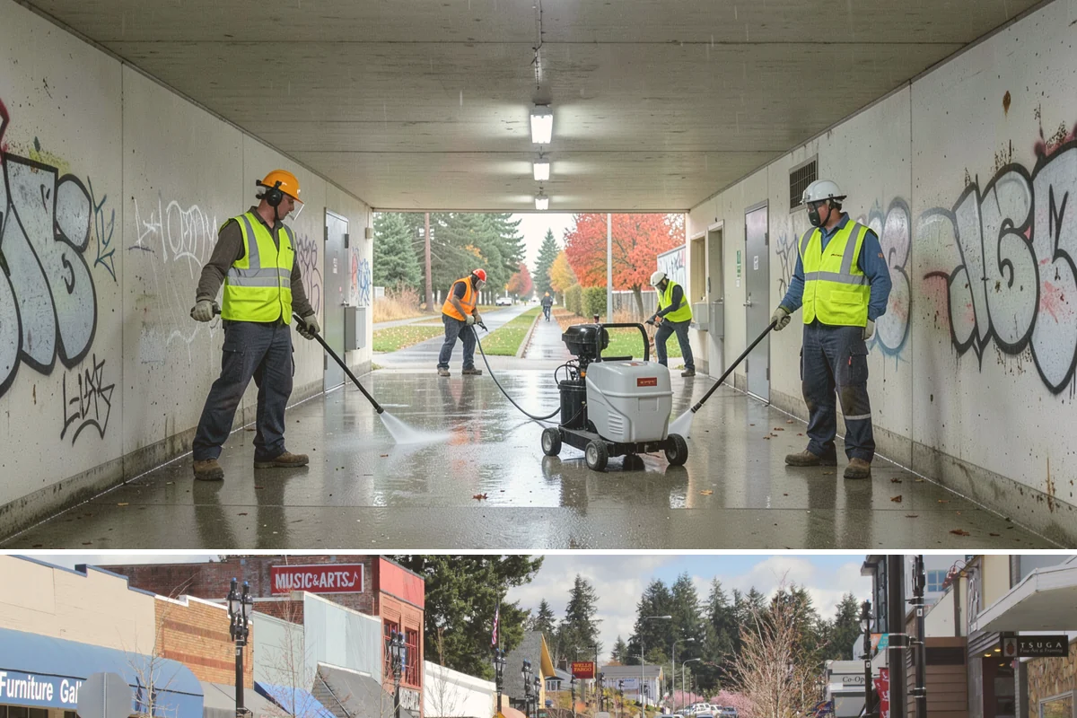 Park Fence Installation in Bothell, King County, WA - Fence installation proceeds year-round, though drier spring through fall conditions ease excavation and concrete curing in...
