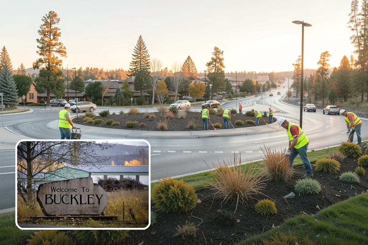 Park Fence Installation in Buckley, Pierce County, WA - Defines park boundaries and protects sensitive landscaping
