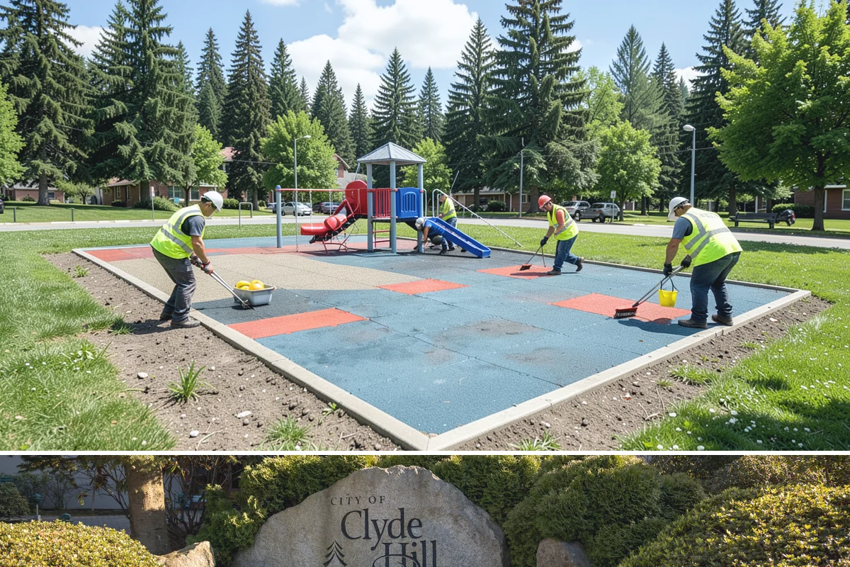Park Fence Installation in Clyde Hill, King County, WA - Fence installation proceeds year-round, though drier spring through fall conditions ease excavation and concrete curing in...