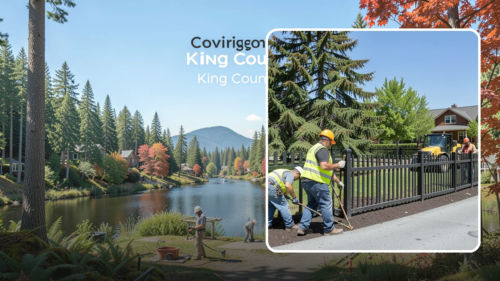 Park Fence Installation in Covington, King County, WA - Install durable park fencing that defines boundaries, protects landscaping, and guides public access safely.