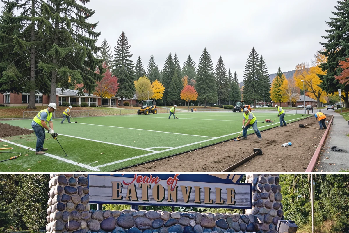 Park Fence Installation in Eatonville, Pierce County, WA - Fence installation proceeds year-round, though drier spring through fall conditions ease excavation and concrete curing in...