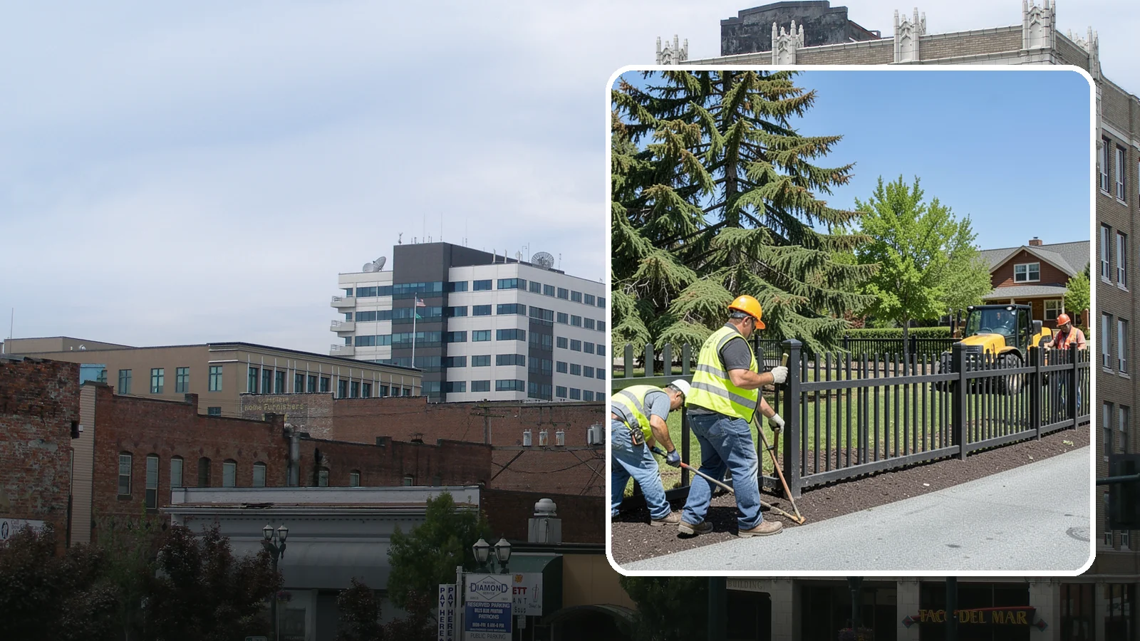 Park Fence Installation in Everett, Snohomish County, WA - Install durable park fencing that defines boundaries, protects landscaping, and guides public access safely.