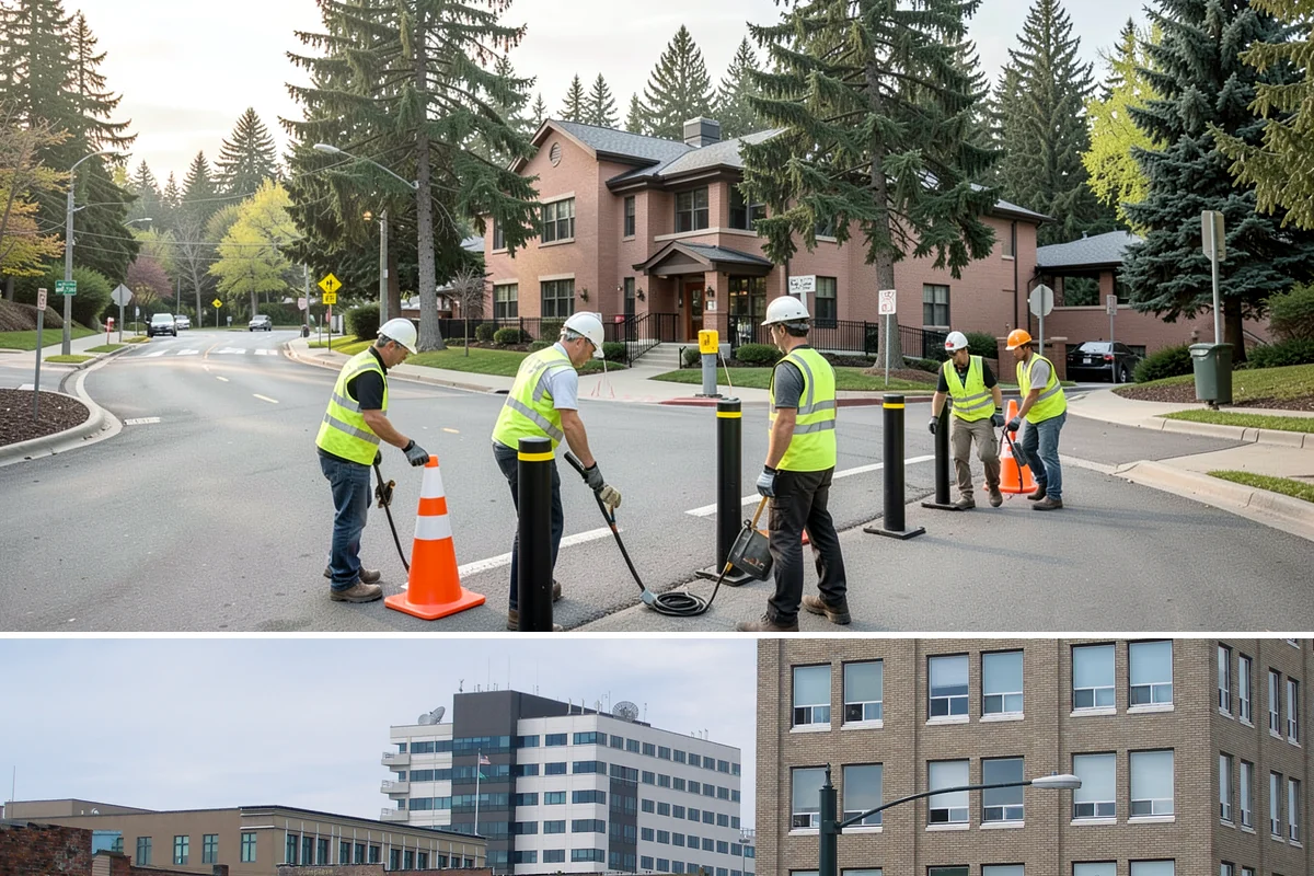 Park Fence Installation in Everett, Snohomish County, WA - Fence installation proceeds year-round, though drier spring through fall conditions ease excavation and concrete curing in...