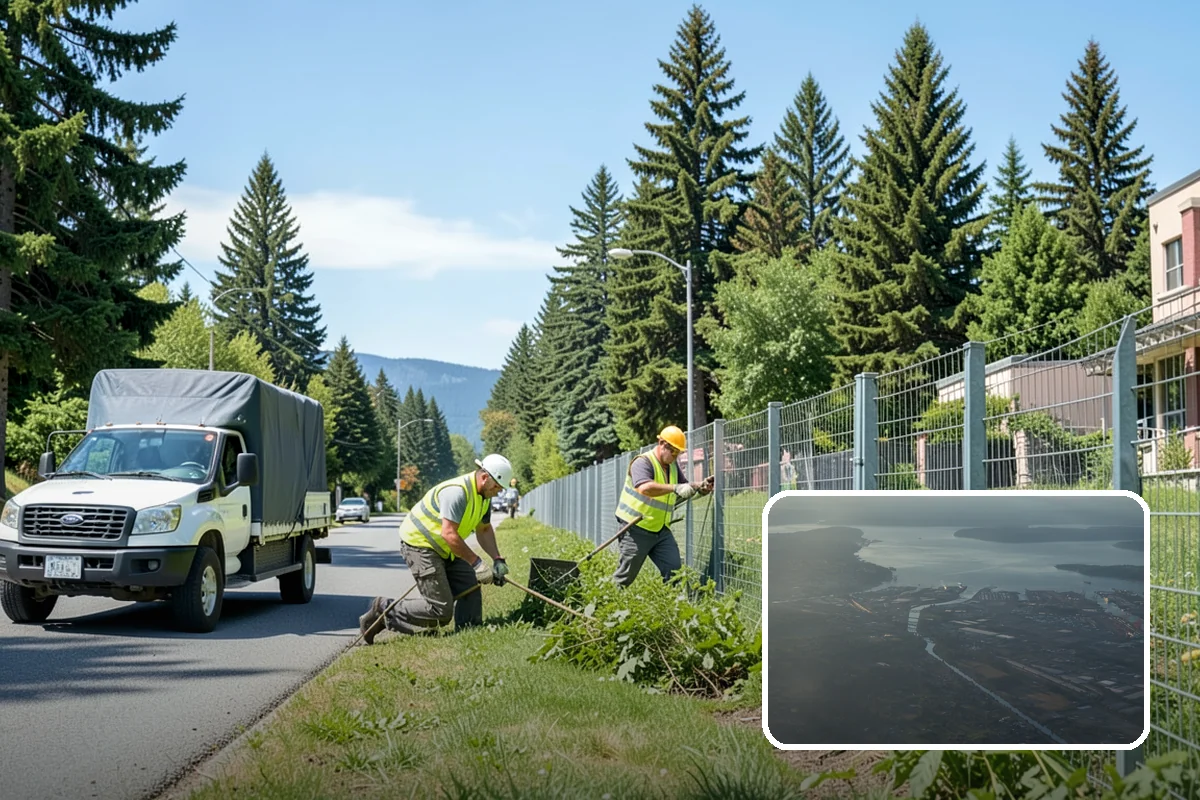 Park Fence Installation in Fife, Pierce County, WA - Defines park boundaries and protects sensitive landscaping