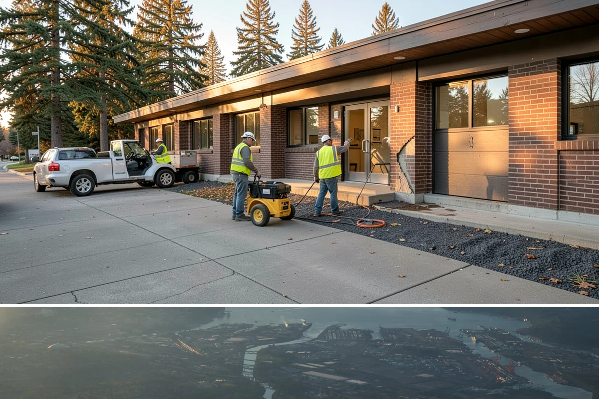 Park Fence Installation in Fife, Pierce County, WA - Fence installation proceeds year-round, though drier spring through fall conditions ease excavation and concrete curing in...