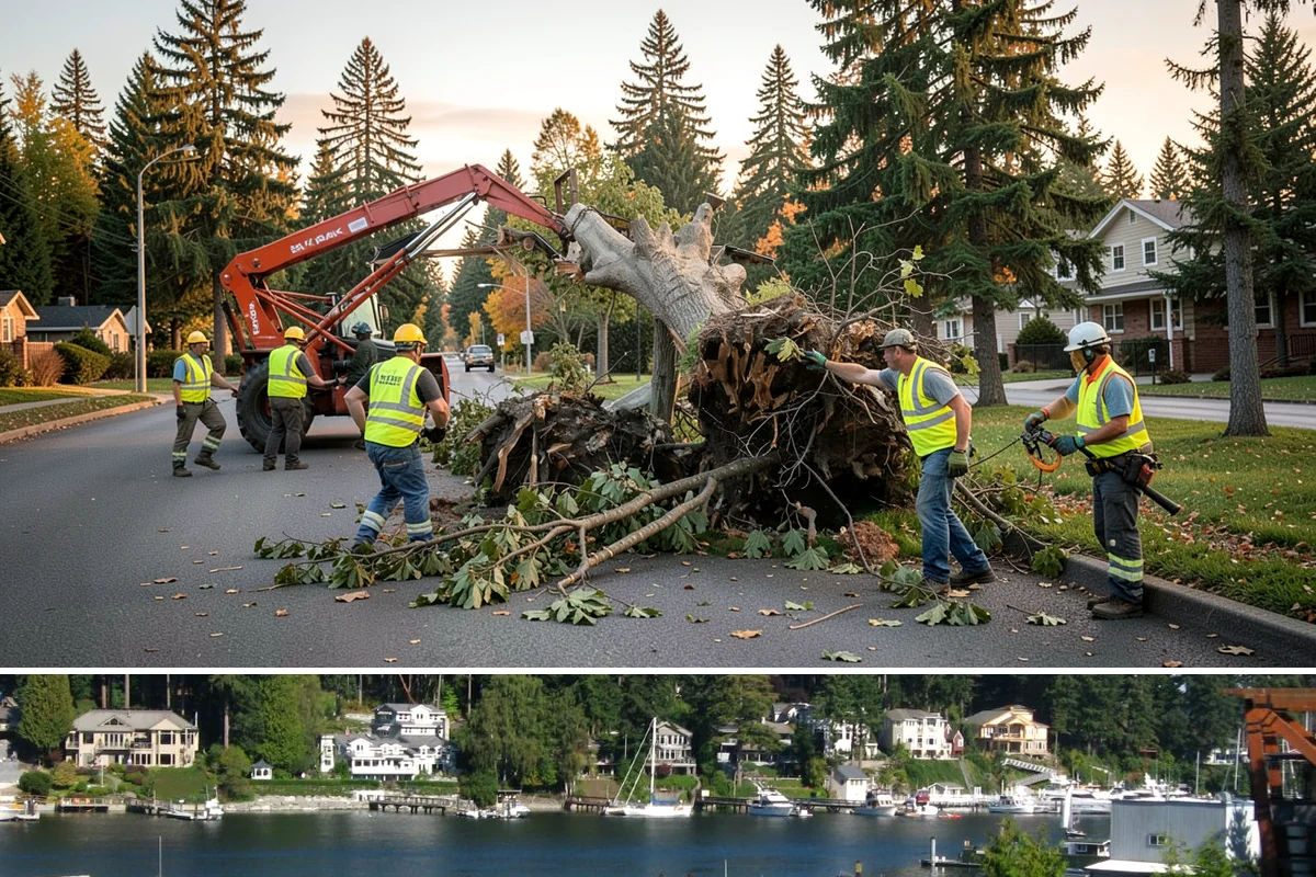 Park Fence Installation in Gig Harbor, Pierce County, WA - Fence installation proceeds year-round, though drier spring through fall conditions ease excavation and concrete curing in...