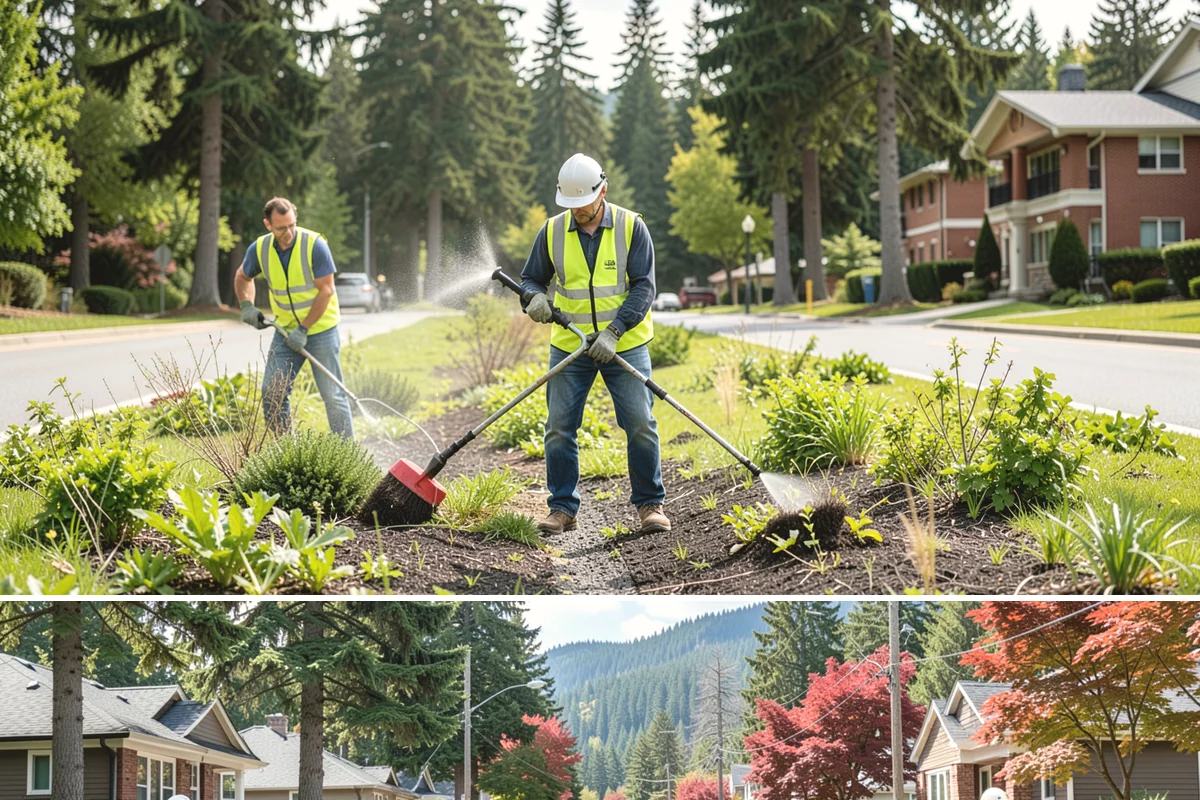 Park Fence Installation in Hunts Point, King County, WA - Fence installation proceeds year-round, though drier spring through fall conditions ease excavation and concrete curing in...