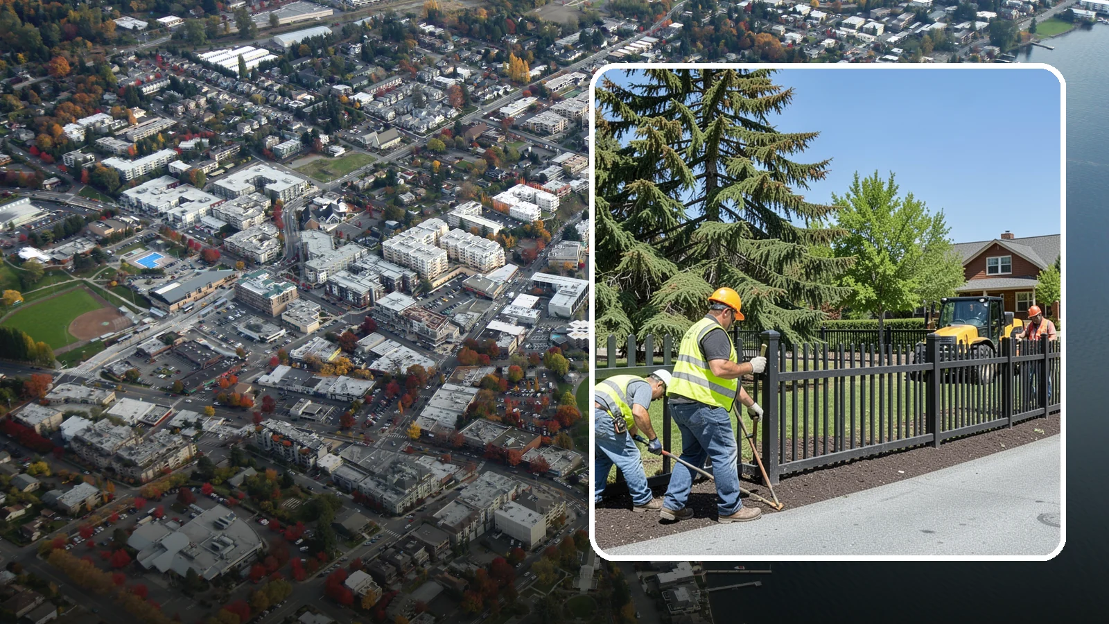 Park Fence Installation in Kirkland, King County, WA - Install durable park fencing that defines boundaries, protects landscaping, and guides public access safely.