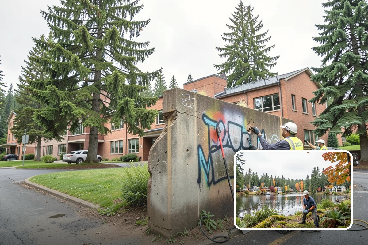 Park Fence Installation in La Conner, Skagit County, WA - Defines park boundaries and protects sensitive landscaping