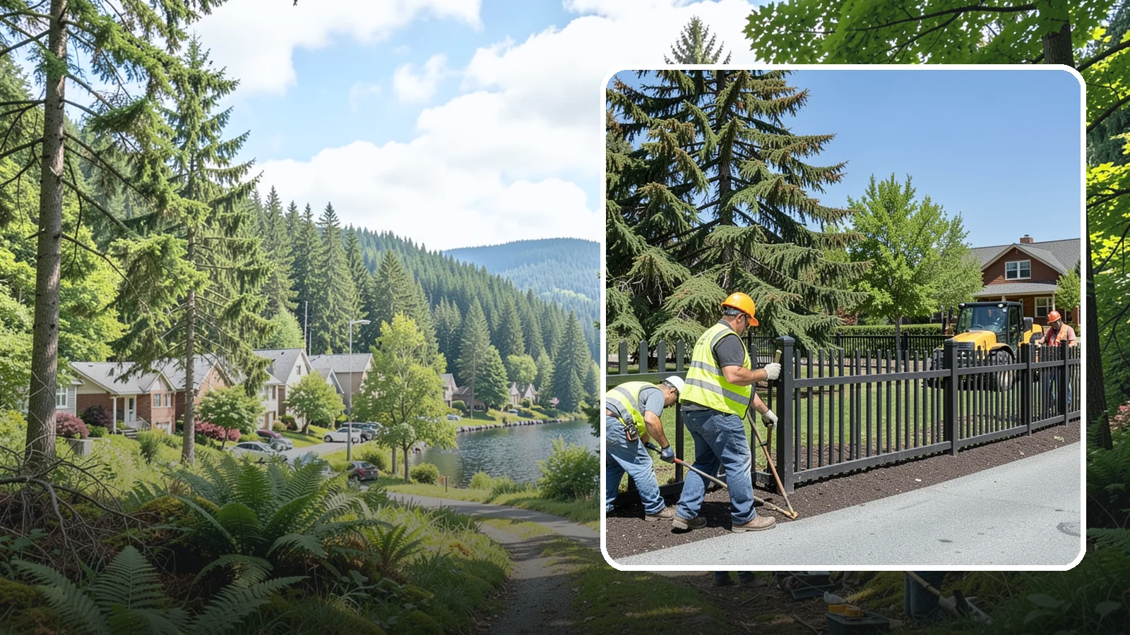 Park Fence Installation in Lake Forest Park, King County, WA - Install durable park fencing that defines boundaries, protects landscaping, and guides public access safely.
