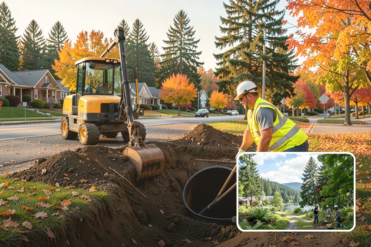 Park Fence Installation in Lake Forest Park, King County, WA - Defines park boundaries and protects sensitive landscaping