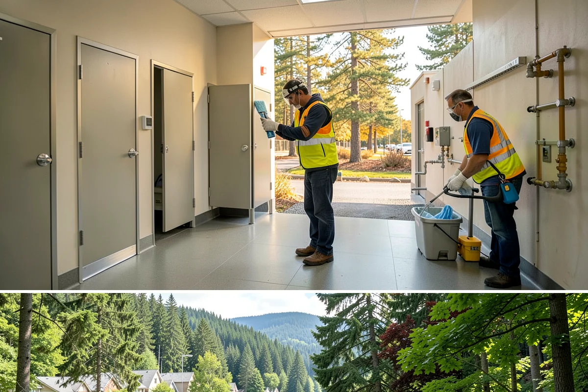 Park Fence Installation in Lake Forest Park, King County, WA - Fence installation proceeds year-round, though drier spring through fall conditions ease excavation and concrete curing in...