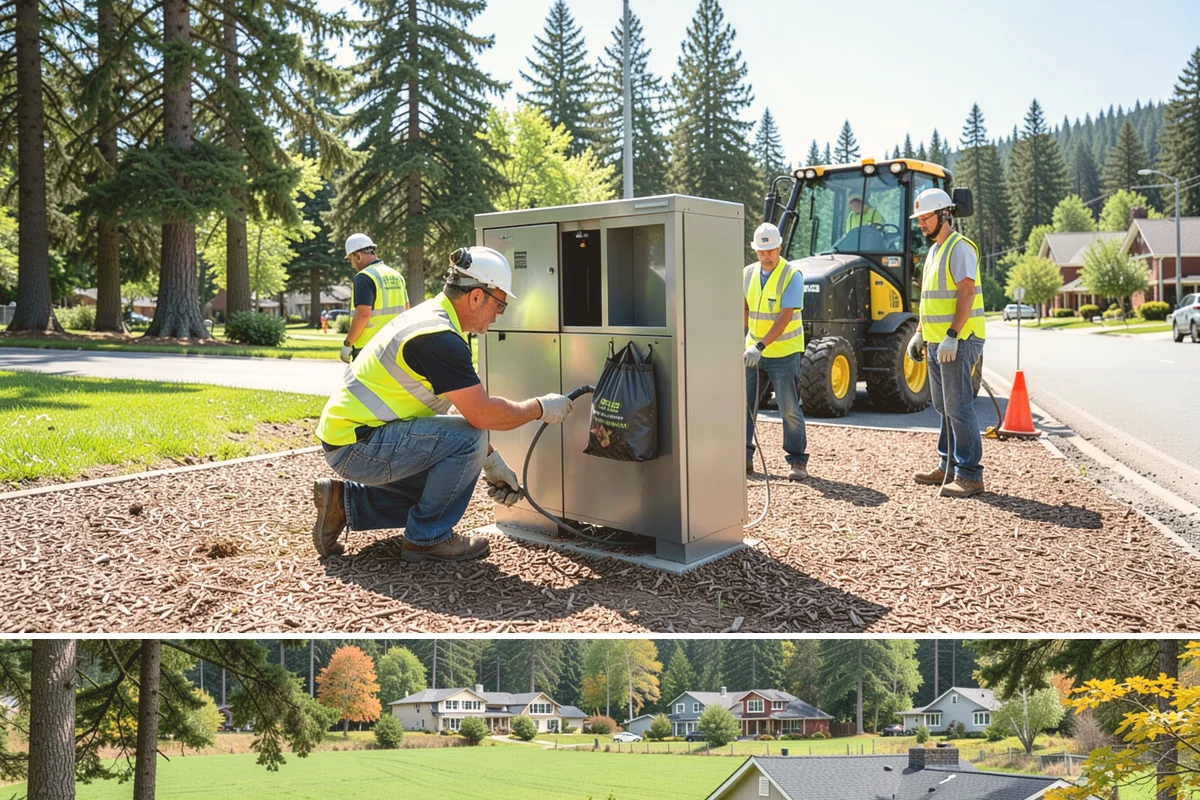 Park Fence Installation in Lyman, Skagit County, WA - Fence installation proceeds year-round, though drier spring through fall conditions ease excavation and concrete curing in...