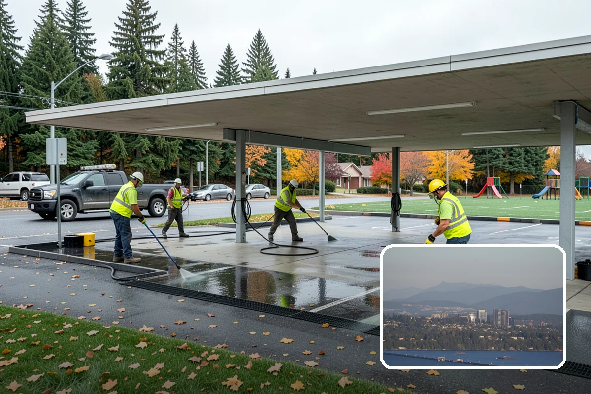 Park Fence Installation in Medina, King County, WA - Defines park boundaries and protects sensitive landscaping
