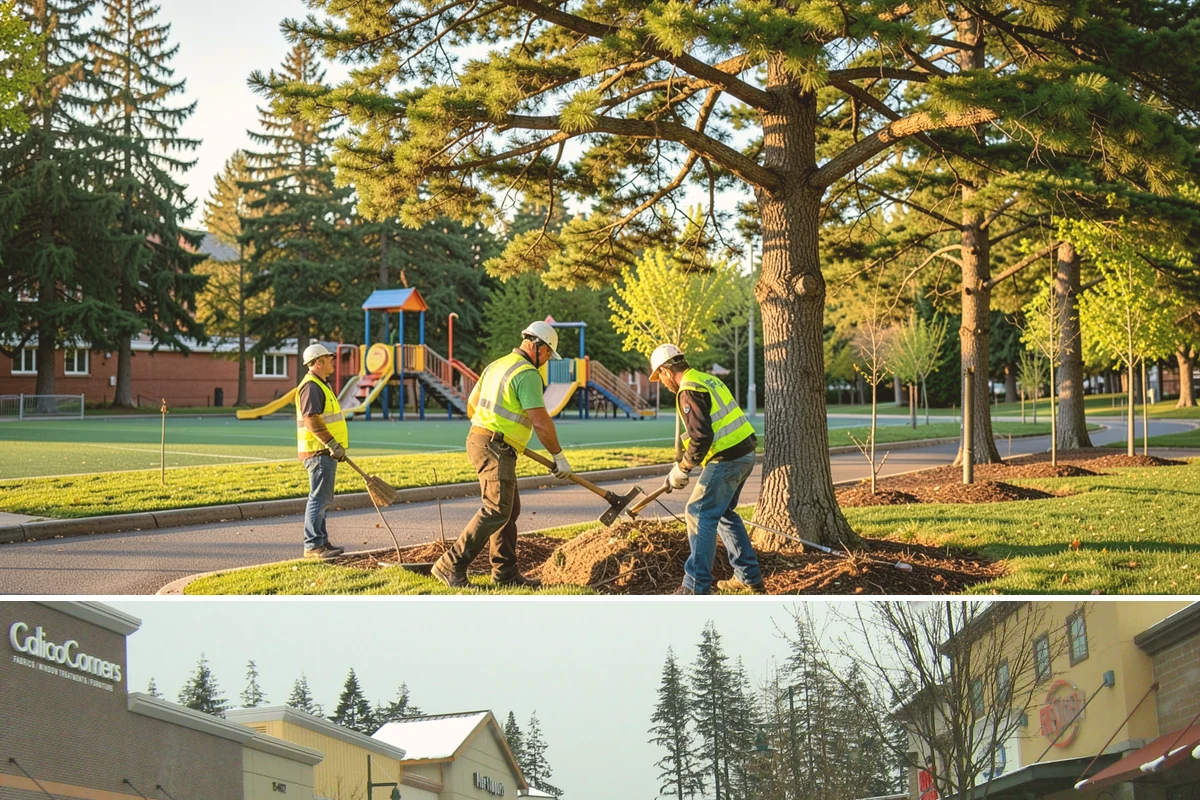 Park Fence Installation in Mill Creek, Snohomish County, WA - Fence installation proceeds year-round, though drier spring through fall conditions ease excavation and concrete curing in...