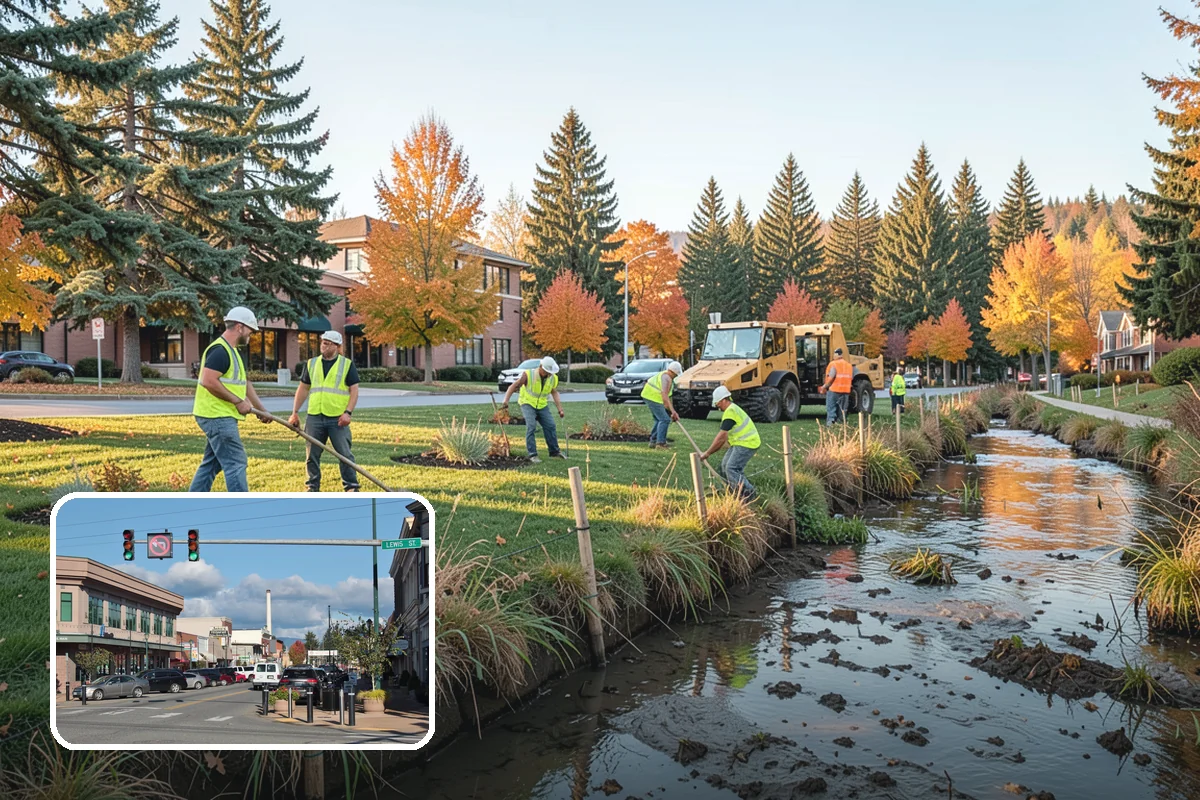 Park Fence Installation in Monroe, Snohomish County, WA - Defines park boundaries and protects sensitive landscaping