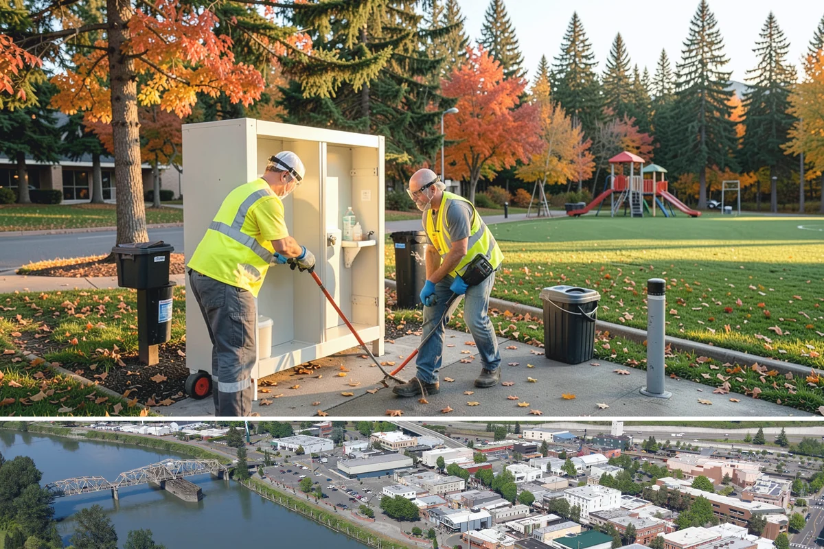 Park Fence Installation in Mount Vernon, Skagit County, WA - Fence installation proceeds year-round, though drier spring through fall conditions ease excavation and concrete curing in...