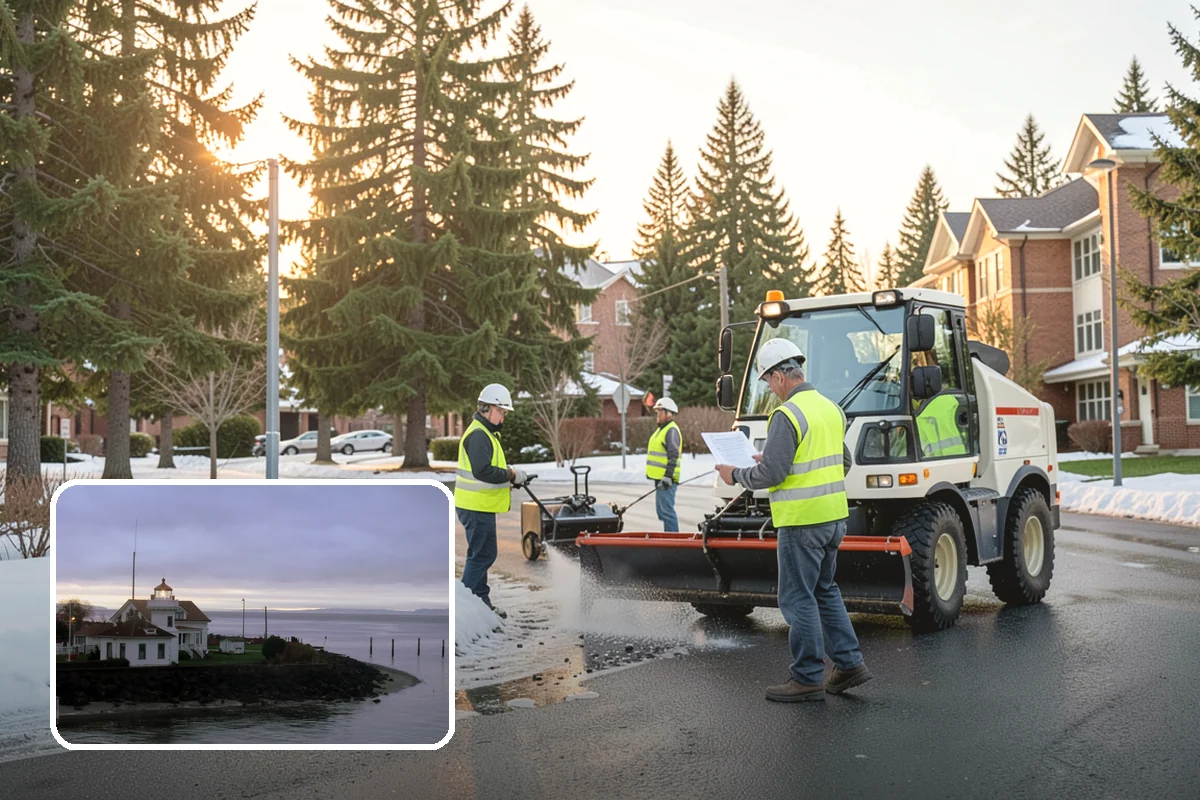 Park Fence Installation in Mukilteo, Snohomish County, WA - Defines park boundaries and protects sensitive landscaping