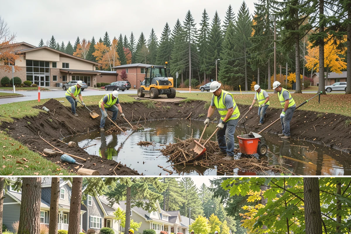 Park Fence Installation in Normandy Park, King County, WA - Fence installation proceeds year-round, though drier spring through fall conditions ease excavation and concrete curing in...