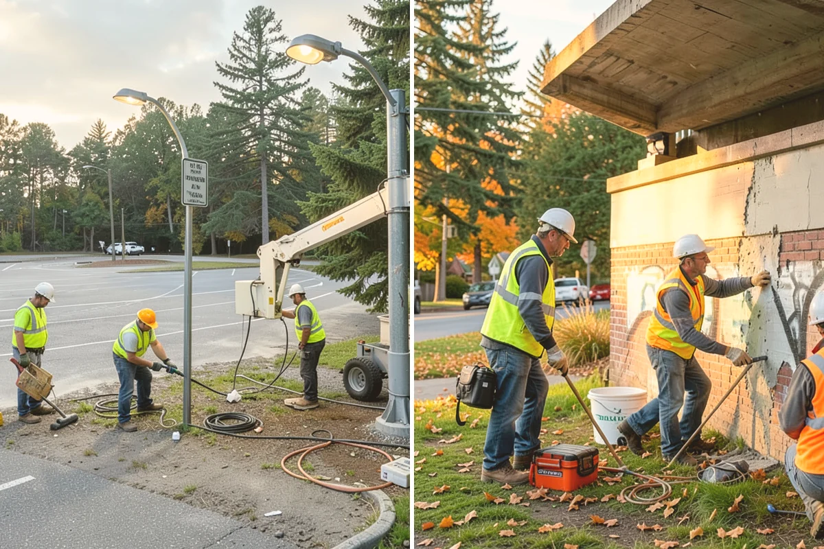 Park Fence Installation in Orting, Pierce County, WA - Meet with parks staff to plan alignment, gates, and access