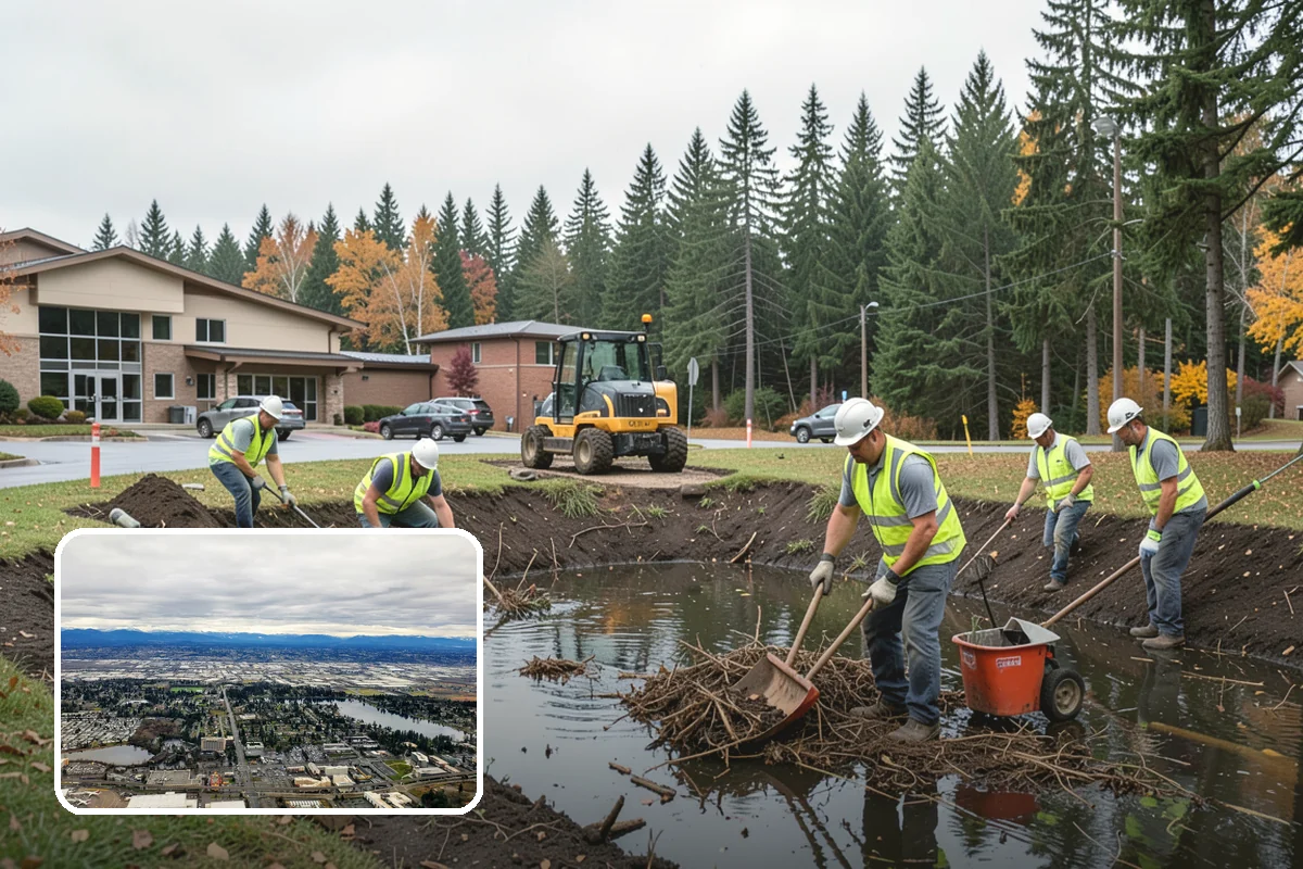 Park Fence Installation in SeaTac, King County, WA - Defines park boundaries and protects sensitive landscaping