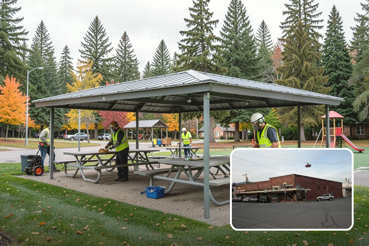 Park Fence Installation in Sedro-Woolley, Skagit County, WA - Defines park boundaries and protects sensitive landscaping