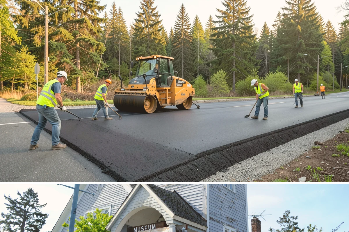 Park Fence Installation in Steilacoom, Pierce County, WA - Fence installation proceeds year-round, though drier spring through fall conditions ease excavation and concrete curing in...